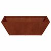 vidaXL Garden Planter Rusty 50 x 50 x 15 cm Weathering Steel