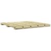 vidaXL Decking Tile 12 pcs Green 50 x 50 cm Green Impregnated Pinewood