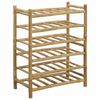 vidaXL Wine Rack Natural 57 x 29.5 x 72 cm Bamboo