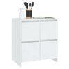 vidaXL Sideboards 2 pcs White 70x41x75 cm Engineered Wood
