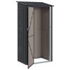 vidaXL Garden Sheds Anthracite 103 x 74 x 200 cm Metal