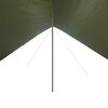 vidaXL Camping Tarp Olive Green 438x376x212 cm Waterproof