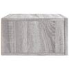 vidaXL Wall-mounted Bedside Cabinet Grey Sonoma 35x35x20 cm