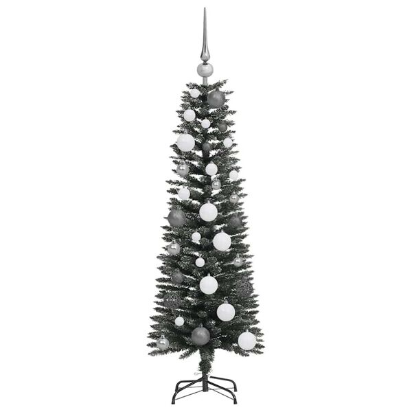vidaXL Artificial Christmas Tree with 150 LEDs with Stand Green 120 cm