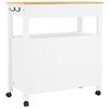 vidaXL Kitchen Trolley MONZA 84x40x88.5 cm Solid Wood Pine
