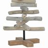 vidaXL Christmas Tree with Stand Brown 60 cm Solid teak wood