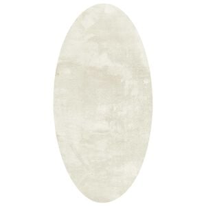 vidaXL Area Rugs Oval HUARTE Cream 80 x 150 cm 100% Polyester