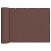 vidaXL Balcony Privacy Screen 180 x 500 cm Fabric with PU Coated Brown