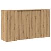 vidaXL Reception Desk Artisan Oak 180x50x103.5 cm Engineered Wood