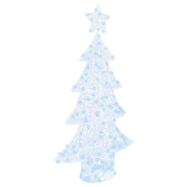 vidaXL Christmas Tree with 160 LEDs Cold white 151 cm Acrylic