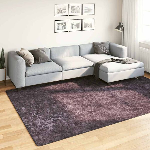 vidaXL Rug Washable 190x300 cm Anthracite