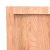 vidaXL Wall Shelf Light Brown 160x40x(2-4) cm Treated Solid Wood Oak