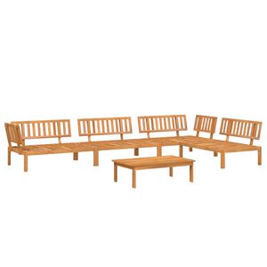 vidaXL 5 Piece Garden Pallet Sofa Set Solid Wood Acacia