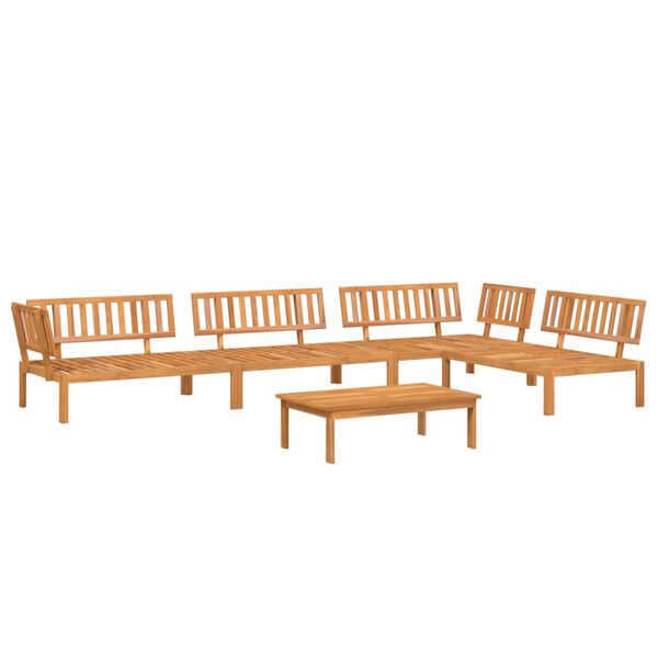 vidaXL 5 Piece Garden Pallet Sofa Set Solid Wood Acacia
