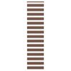 vidaXL Zebra Blind Brown 60x230 cm Fabric Width 55.9 cm Polyester