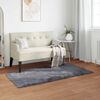 vidaXL Faux Sheepskin Rug Tafalla Anthracite 80 x 150 cm Polyester