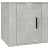 vidaXL Wall Mounted TV Cabinet Concrete Grey 40x34,5x40 cm