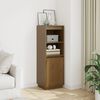 vidaXL Highboard Honey Brown 37x34x110 cm Solid Wood Pine