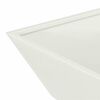 vidaXL Garden Planter White 50 x 50 x 15 cm Cold-rolled Steel