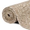 vidaXL Area Rugs Rectangular Natural and White 100 x 200 cm Jute