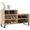vidaXL Shoe Cabinet Sonoma Oak 102x36x60 cm Engineered Wood