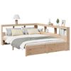 vidaXL Bookcase Bed without Mattress 140x200 cm Solid Wood Pine
