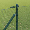 vidaXL Fence Post Green 10 x 1.4 m (13 mm mesh) Steel and PVC