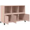 vidaXL Sideboard Pink 100.5x39x72 cm Steel