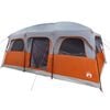 vidaXL Family Tent Cabin 10-Person Grey Waterproof