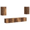 vidaXL TV Cabinet Set 5 pcs Old Wood Engineered Wood