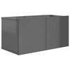 vidaXL 8 Piece TV Cabinet Set High Gloss Grey Engineered Wood