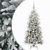 vidaXL Artificial Hinged Christmas Tree 120 cm 150 LEDs Warm White