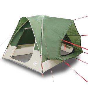 vidaXL Car Tent 4-Person Green Waterproof