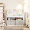 vidaXL Kids Bookshelf White 72.5 x 29.5 x 69 cm Engineered Wood