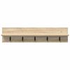 vidaXL Wall-Mounted Coat Rack Sonoma Oak 80 x 10.5 x 18 cm