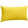 vidaXL Sofa Pillows 2 pcs Light Yellow 80 x 40 cm Fabric