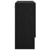vidaXL Wall Cabinet Black oak 60 x 31 x 70 cm Engineered wood