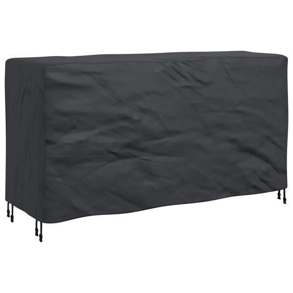 vidaXL Furniture Cover Plain Black 180 x 70 x 90 cm 210D