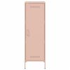 vidaXL Highboard Pink 36x39x113 cm Steel