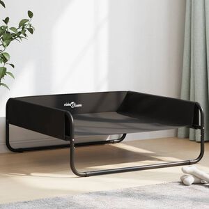 vidaXL Elevated Dog Bed Anthracite Oxford Fabric and Steel