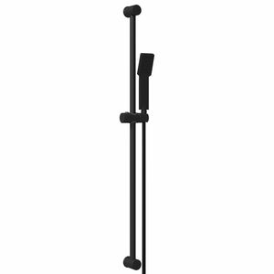 vidaXL Shower System Set Black 100 cm Stainless Steel
