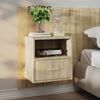 vidaXL Wall-mounted Bedside Cabinets 2 pcs Sonoma Oak