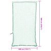vidaXL Trailer Net with Elastic Rope Green 6x3 m PP