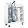 vidaXL Golf Cabinet with Wheel Plain White 90 x 45 x 98 cm