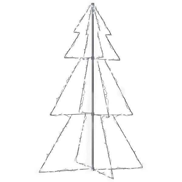 vidaXL Christmas Cone Tree 200 LEDs Indoor and Outdoor 98x150 cm