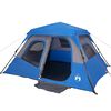 vidaXL Family Tent 6-Person Blue Quick Release Waterproof