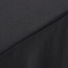 vidaXL 2 pcs Table Covers with Skirt Stretch 243x76x74 cm Anthracite