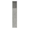 vidaXL Headboard Cabinet Concrete Grey 100x18.5x102.5 cm