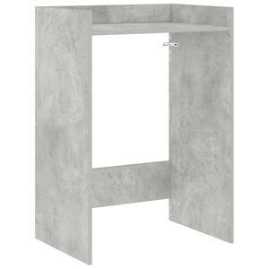 vidaXL Wash Machine Cabinet Concrete Grey 67.5 x 48 x 97 cm