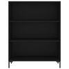 vidaXL Highboard Black 69.5x34x180 cm Engineered Wood